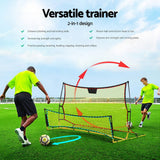 Darrahopens Sports & Fitness > Ball Sports > Soccer & Soccer Accessories Everfit 2.1m Football Soccer Net Portable Goal Net Rebounder Sports Training Yellow