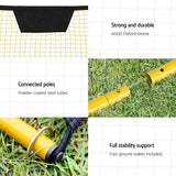 Darrahopens Sports & Fitness > Ball Sports > Soccer & Soccer Accessories Everfit 2.1m Football Soccer Net Portable Goal Net Rebounder Sports Training Yellow
