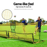 Darrahopens Sports & Fitness > Ball Sports > Soccer & Soccer Accessories Everfit 2.1m Football Soccer Net Portable Goal Net Rebounder Sports Training Yellow