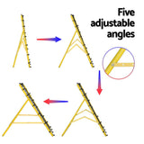 Darrahopens Sports & Fitness > Ball Sports > Soccer & Soccer Accessories Everfit Baseball Soccer Net Rebounder Football Goal Net Sports Training Aid Yellow