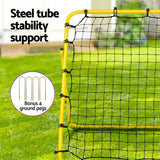 Darrahopens Sports & Fitness > Ball Sports > Soccer & Soccer Accessories Everfit Baseball Soccer Net Rebounder Football Goal Net Sports Training Aid Yellow