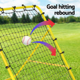 Darrahopens Sports & Fitness > Ball Sports > Soccer & Soccer Accessories Everfit Baseball Soccer Net Rebounder Football Goal Net Sports Training Aid Yellow