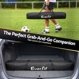 Darrahopens Sports & Fitness > Ball Sports > Soccer & Soccer Accessories Everfit Portable Soccer Goal Net Fibreglass Polyester 12x6ft In Australia - Darrahopens