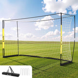 Darrahopens Sports & Fitness > Ball Sports > Soccer & Soccer Accessories Everfit Portable Soccer Goal Net Fibreglass Polyester 12x6ft In Australia - Darrahopens