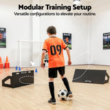Darrahopens Sports & Fitness > Ball Sports > Soccer & Soccer Accessories Everfit Soccer Rebounder Board 100x40cm Football Rebound Wall with 2 Angles