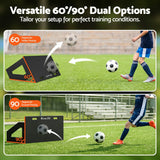 Darrahopens Sports & Fitness > Ball Sports > Soccer & Soccer Accessories Everfit Soccer Rebounder Board 100x40cm Football Rebound Wall with 2 Angles