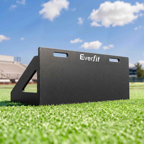 Darrahopens Sports & Fitness > Ball Sports > Soccer & Soccer Accessories Everfit Soccer Rebounder Board 80cm x 30cm Football Rebound Wall with 2 Angles