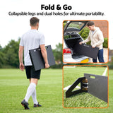 Darrahopens Sports & Fitness > Ball Sports > Soccer & Soccer Accessories Everfit Soccer Rebounder Board 80cm x 30cm Football Rebound Wall with 2 Angles