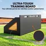 Darrahopens Sports & Fitness > Ball Sports > Soccer & Soccer Accessories Everfit Soccer Rebounder Board 80cm x 30cm Football Rebound Wall with 2 Angles