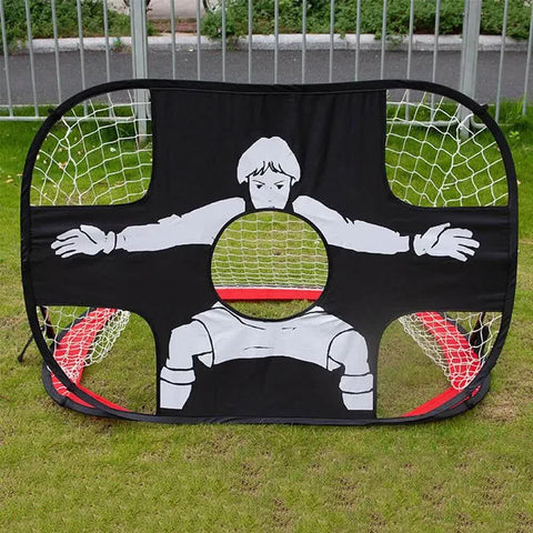 Darrahopens Sports & Fitness > Ball Sports > Soccer & Soccer Accessories Foldable nylon soccer goal, suitable for both children and adults, ideal for playgrounds, gardens, and indoor/outdoor use.  Available in red.