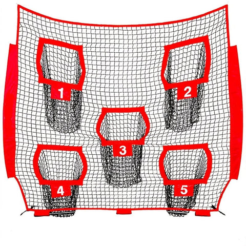 Darrahopens Sports & Fitness > Ball Sports > Soccer & Soccer Accessories Football Outdoor Target Throwing Net with 5 Pockets