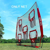 Darrahopens Sports & Fitness > Ball Sports > Soccer & Soccer Accessories Football Outdoor Target Throwing Net with 5 Pockets