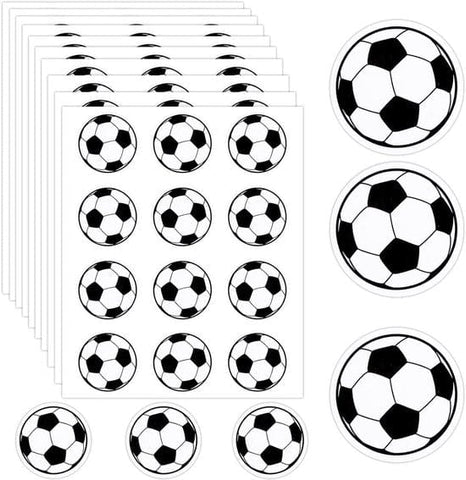 Darrahopens Sports & Fitness > Ball Sports > Soccer & Soccer Accessories Football Stickers - Waterproof Vinyl Stickers - Suitable for laptops, water bottles, notebooks and mobile phones - Ideal gift for football players, teams and fans - Sports Stickers - 10 sheets, 120 pieces