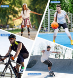 Darrahopens Sports & Fitness > Ball Sports > Soccer & Soccer Accessories Honeycomb Knee Pads for Kids, Teens & Adults – Protective Compression Knee Guards for Basketball, Football, Cycling & Running(White,S)
