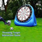 Darrahopens Sports & Fitness > Ball Sports > Soccer & Soccer Accessories Inflatable Dart Board Game with 2 Soccer Balls