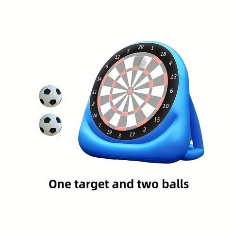 Darrahopens Sports & Fitness > Ball Sports > Soccer & Soccer Accessories Inflatable Dart Board Game with 2 Soccer Balls