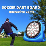 Darrahopens Sports & Fitness > Ball Sports > Soccer & Soccer Accessories Inflatable Dart Board Game with 2 Soccer Balls