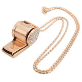 Darrahopens Sports & Fitness > Ball Sports > Soccer & Soccer Accessories Metal Rhinestone Crystal Whistle with Key Ring for Referees Coaches Teachers