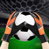 Darrahopens Sports & Fitness > Ball Sports > Soccer & Soccer Accessories pair of children's football goalkeeper gloves, anti-collision, blue M Blue Blue M