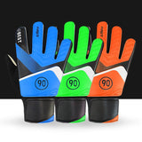 Darrahopens Sports & Fitness > Ball Sports > Soccer & Soccer Accessories pair of children's football goalkeeper gloves, anti-collision, blue M Blue Blue M