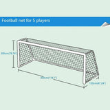 Darrahopens Sports & Fitness > Ball Sports > Soccer & Soccer Accessories Portable 5-Man Football Goal