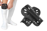 Darrahopens Sports & Fitness > Ball Sports > Soccer & Soccer Accessories Protective Gear Soccer Shin Guards For Kids Adults Breathable Shin Guard Sleeves-Black