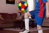 Darrahopens Sports & Fitness > Ball Sports > Soccer & Soccer Accessories Quiet Indoor Soccer Ball Soft Foam Football for Home Dribbling Training