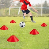 Darrahopens Sports & Fitness > Ball Sports > Soccer & Soccer Accessories Soccer Goals for Backyard Set Outdoor Sports Games - Red Goal Frame with Black Net