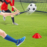 Darrahopens Sports & Fitness > Ball Sports > Soccer & Soccer Accessories Soccer Goals for Backyard Set Outdoor Sports Games - Red Goal Frame with White Net
