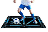 Darrahopens Sports & Fitness > Ball Sports > Soccer & Soccer Accessories Soccer Training Mat Football Footstep Training Mat Soccer Skills Training Equipment Non Slip Dribble Training Sport Carpet