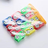 Darrahopens Sports & Fitness > Ball Sports > Soccer & Soccer Accessories Soccer Whistles - Stadium Cheering Accessories - 24-Piece Set - Sports Whistles - Soccer | Football | Soccer Sticker Whistles (with String)