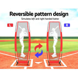 Darrahopens Sports & Fitness > Basketball & Accessories Everfit 9 Pockets Pitching Net Baseball Football Target Net Softball Pitcher