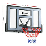 Darrahopens Sports & Fitness > Basketball & Accessories Everfit Basketball Hoop 43" Wall Mounted Backboard Pro Sports Indoor Outdoor