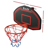 Darrahopens Sports & Fitness > Basketball & Accessories Everfit Basketball Hoop Door Wall Mounted Kids Sports Backboard Indoor Outdoor