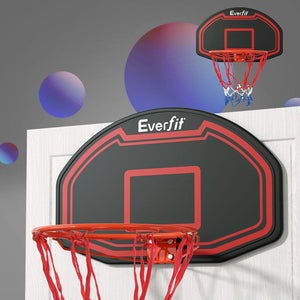 Darrahopens Sports & Fitness > Basketball & Accessories Everfit Basketball Hoop Door Wall Mounted Kids Sports Backboard Indoor Outdoor