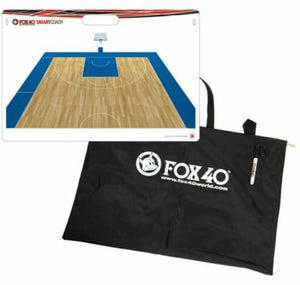 Darrahopens Sports & Fitness > Basketball & Accessories Fox 40 Smart Coach Pro Rigid Carry Basketball Board - With Marker & Carry Bag