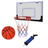 Darrahopens Sports & Fitness > Basketball & Accessories Indoor Mini Basketball Hoop Ring Backboard Kit Door Mounted Mount Kid Set
