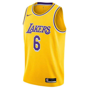 Darrahopens Sports & Fitness > Basketball & Accessories Nike Los Angeles Lakers LeBron James 2021/22 Basketball Icon Jersey Gold