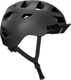 Darrahopens Sports & Fitness > Bikes & Accessories Bern Mens Allston Cycling Bike Helmet w/ Flip Visor - Matte Black - L/XL