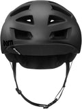 Darrahopens Sports & Fitness > Bikes & Accessories Bern Mens Allston Cycling Bike Helmet w/ Flip Visor - Matte Black - L/XL