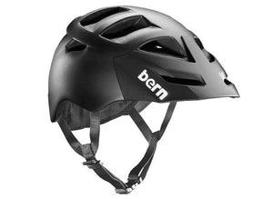 Darrahopens Sports & Fitness > Bikes & Accessories Bern Mens Morrison Cycling Bike Helmet w/ Hard Visor - Matte Black - L/XL