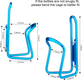 Darrahopens Sports & Fitness > Bikes & Accessories > Bicycle Bags 1-Pack - Lightweight Aluminum - Water Bottle Cage for Outdoor Activities (Blue) - Bicycle Accessories