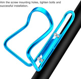 Darrahopens Sports & Fitness > Bikes & Accessories > Bicycle Bags 1-Pack - Lightweight Aluminum - Water Bottle Cage for Outdoor Activities (Blue) - Bicycle Accessories