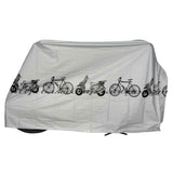 Darrahopens Sports & Fitness > Bikes & Accessories > Bicycle Bags 2 pack UV protector cover dustproof Bike Rain Dust Cover Waterproof Outdoor Gray For Bike Bicycle Cycling（Only rain cover）