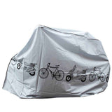 Darrahopens Sports & Fitness > Bikes & Accessories > Bicycle Bags 2 pack UV protector cover dustproof Bike Rain Dust Cover Waterproof Outdoor Gray For Bike Bicycle Cycling（Only rain cover）