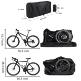 800D Oxford Cloth Bicycle Bag, Mountain Bike & Road Bike Storage Bag(26-29 inch non-folding model: 130*28*82CM)