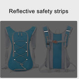Darrahopens Sports & Fitness > Bikes & Accessories > Bicycle Bags Backpack with 2L Water Bag - Running Vest - Adjustable Lightweight Cycling Backpack - Suitable for Hiking and Cycling（Black）
