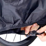 Darrahopens Sports & Fitness > Bikes & Accessories > Bicycle Bags Bicycle cover - bicycle cover for 1 bicycle waterproof - Mountain bike cover - Rainproof - Dustproof - Sun-resistant - Dustproof - Waterproof - Sunshade - Cover fabric - Black - S