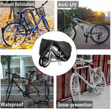 Darrahopens Sports & Fitness > Bikes & Accessories > Bicycle Bags Bicycle cover - Suitable for 2 bicycles - Waterproof for outdoor use - UV protective - Bicycle cover with lock hole - Suitable for mountain bikes and electric bicycles