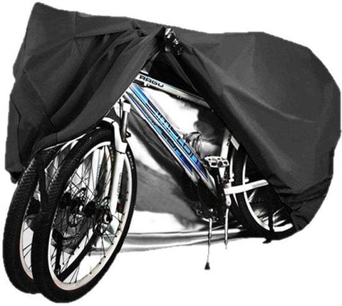 Darrahopens Sports & Fitness > Bikes & Accessories > Bicycle Bags Bicycle cover - Suitable for 2 bicycles - Waterproof for outdoor use - UV protective - Bicycle cover with lock hole - Suitable for mountain bikes and electric bicycles